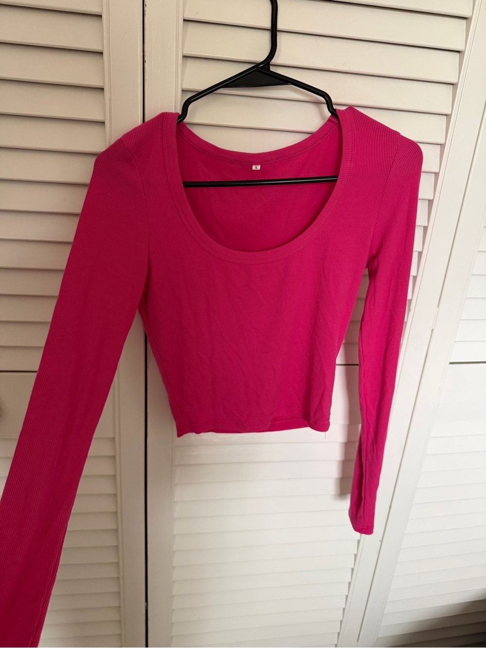 Cropped Long Sleeve Shirt